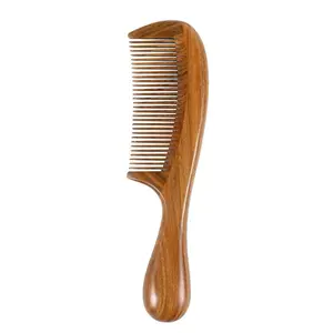 Wood Hair Comb Fine Tooth Anti-static Hair Combs for Thick Hair