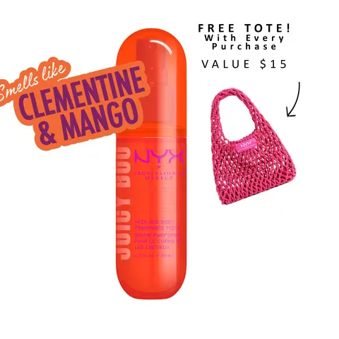 [NEW] Juicy Boo Fat Oil Hair & Body Fragrance Mist, Lightweight & Non-Sticky, 4 scents, Vegan, NYX Professional Makeup