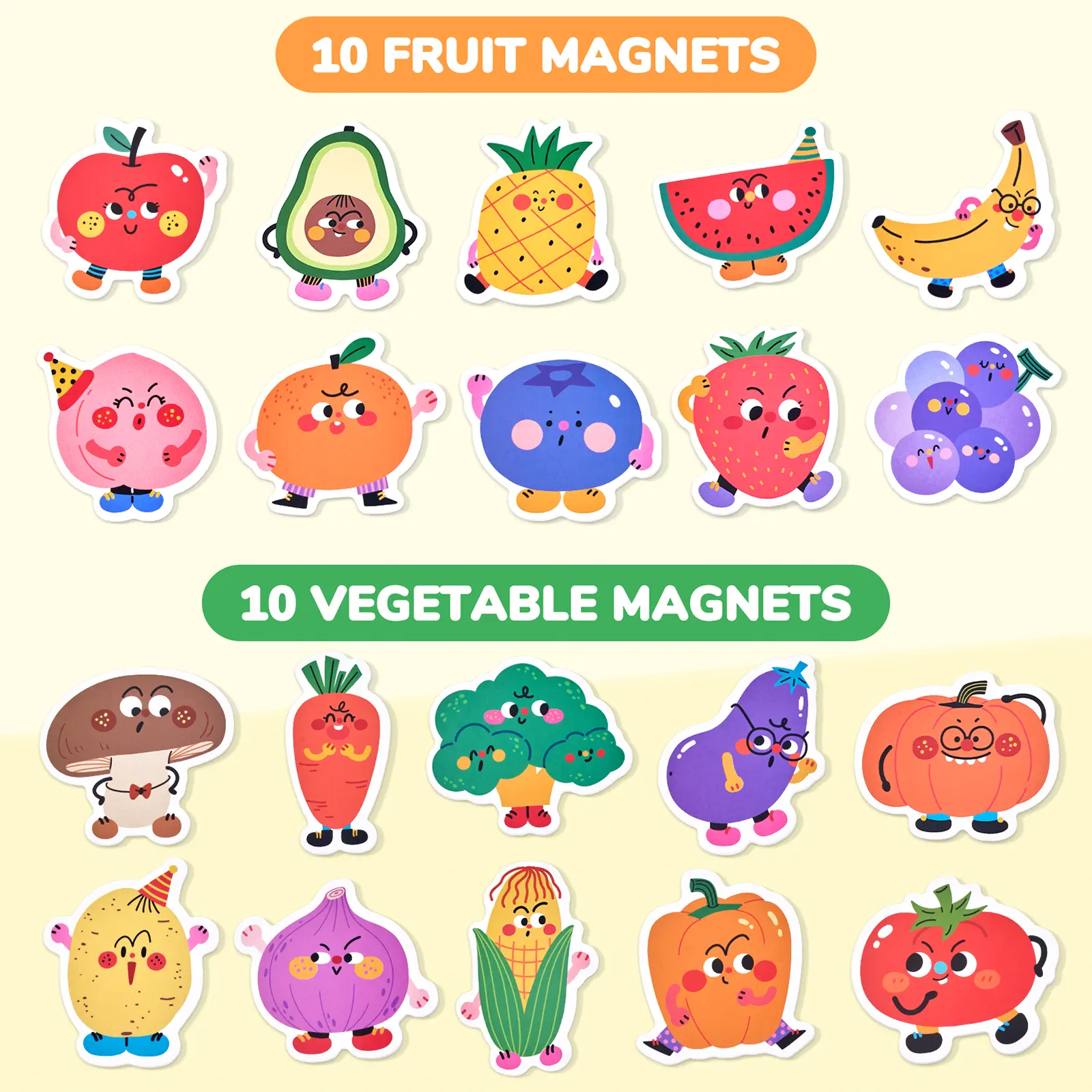 Fruit + Vegetable - 20 Pcs