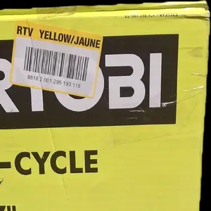 RYOBI 2-Cycle 17 Inch Curved Shaft String Trimmer Gas Model RTV Yellow/Jaune 98182001295193115