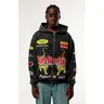 Pacsun Men's Subliminal Racing Full Zip Hoodie