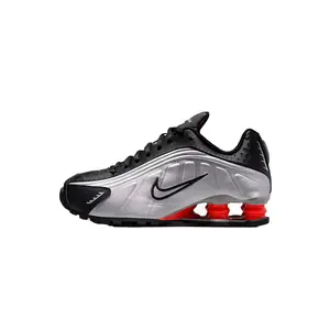 Shox R4 GS "Metallic Silver Black Picante Red" CW2626 005