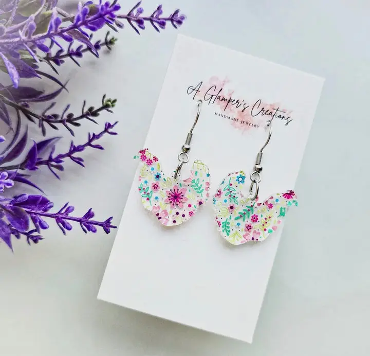 Chicken Earrings