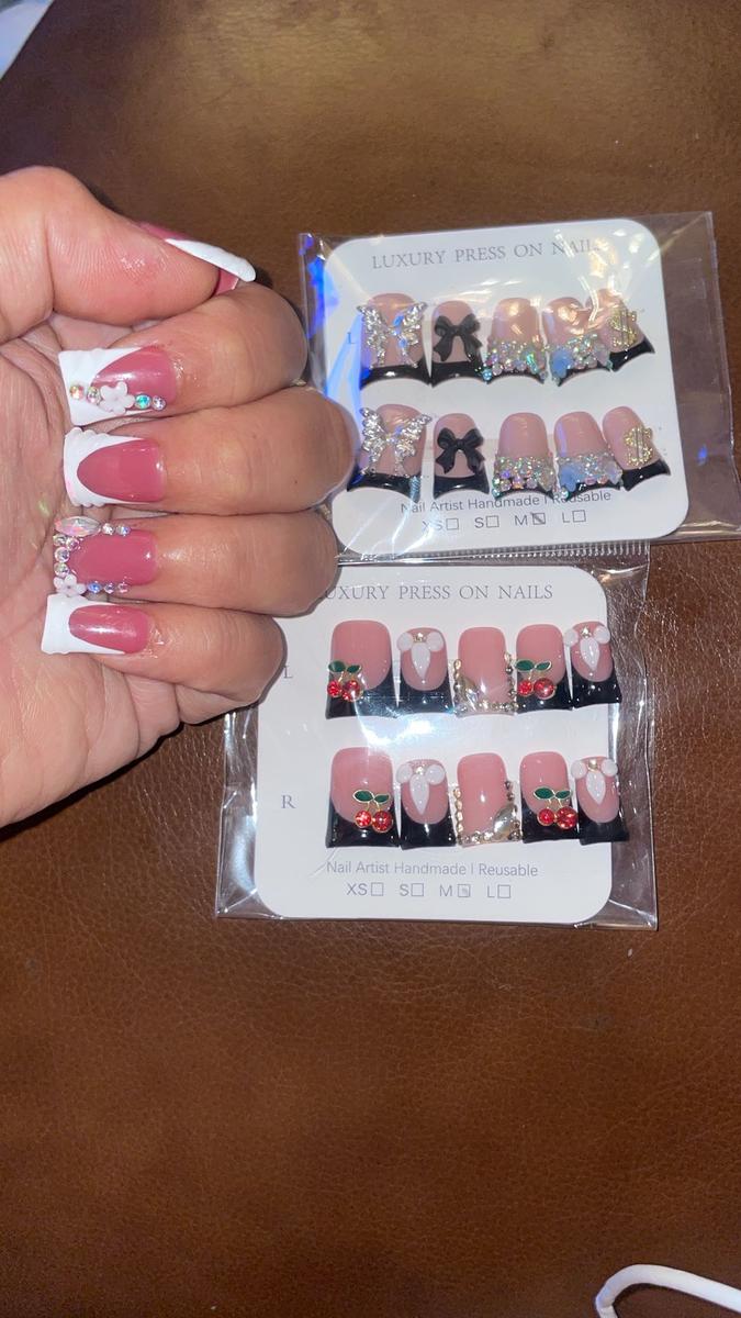 Item: M, Duck Nails 30Pcs(3Sets)