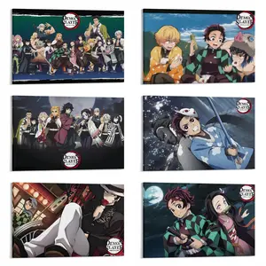 Demon Slayer:Kimetsu No Yaiba--Group Portrait Main Visual Poster Wall Art Poster A Treasure Trove Of Manga And Anime Gifts Christmas Gifts Birthday Gifts.
