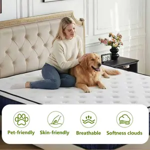 Queen King Mattress 8/10/12 Inch 14 InchSuperior Firm Hybrid Mattress In A Box - EuroTop Luxury Mattress-Gel Memory Foam AndInnerspring Hybrid Mattress For MotionIsolation, Edge Support, 365-nights Trail