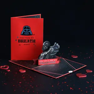 Star Wars™ Darth Vader™ Take My Breath Away Valentine Pop-Up Card