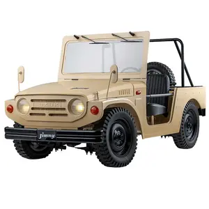 FMS 1/6 Jimny LJ10 RC Crawler RC Car Official Licensed Model Car 15km/h 4WD Hobby RC Crawler RC Cars RS Remote Control Car with LED Lights Vehicle 4-Ch 2.4GHz Transmitter for Adults