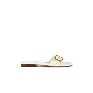 Coach Margot Flat Sandal in Chalk Coach Margot Flat Sandal in Chalk