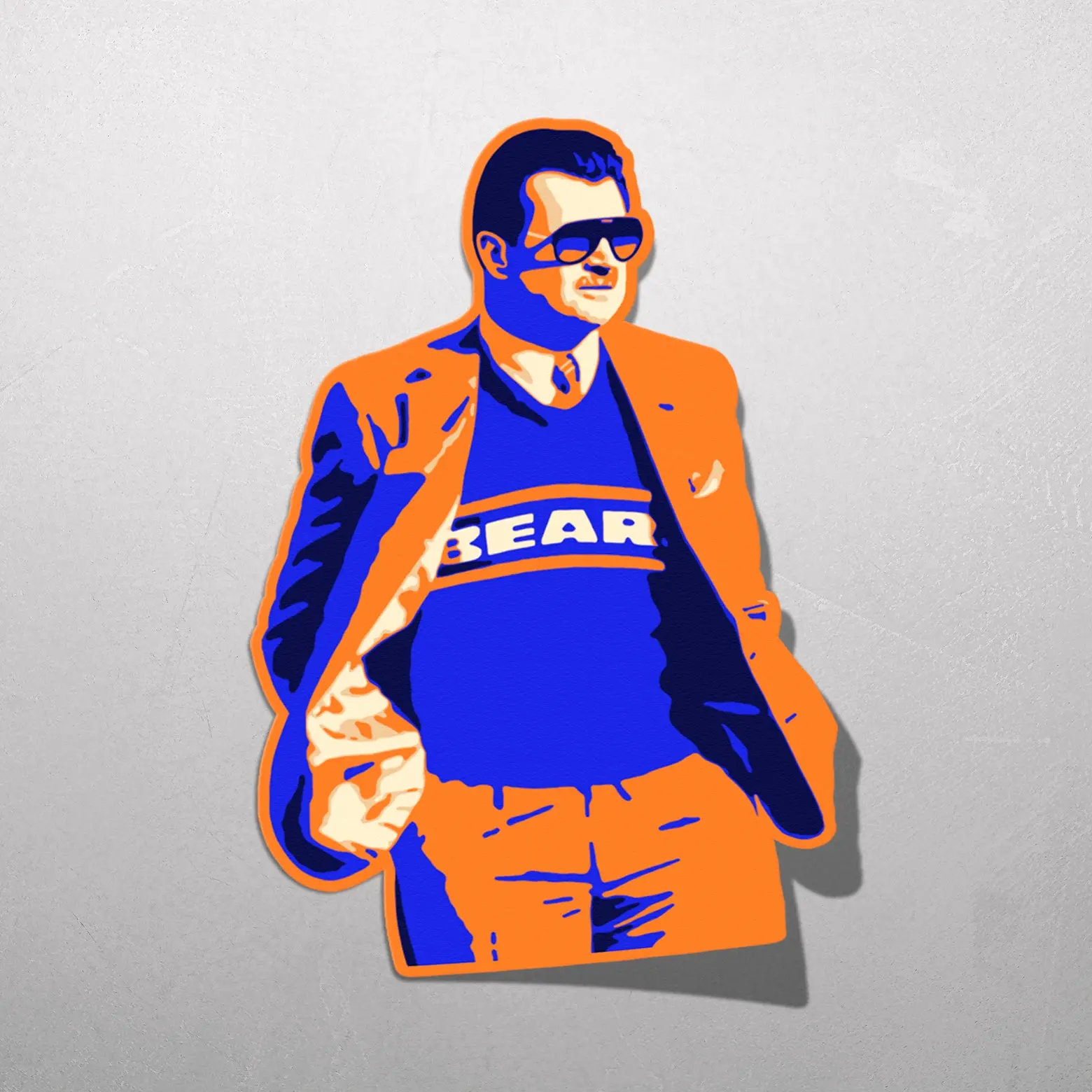 Ditka Sticker - Waterproof Chicago Football Decal