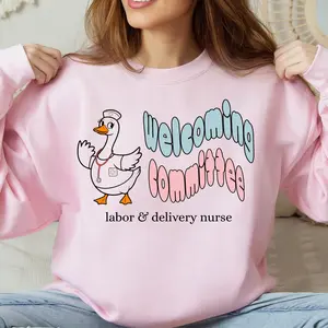 Welcoming Committee Nurse Short Sleeve T-SHIRT / Sweatshirt  | Labor & Delivery Nurse