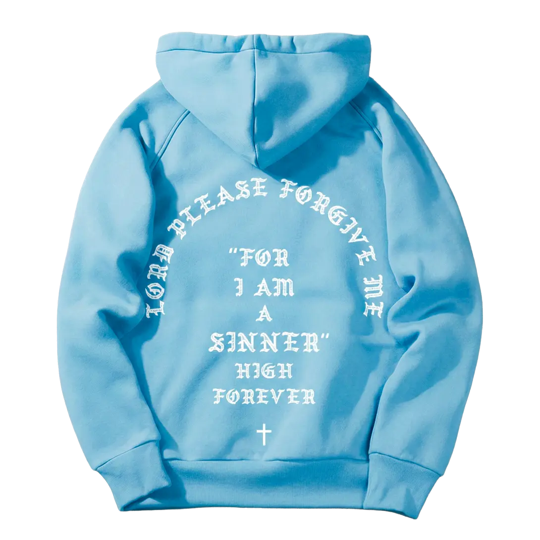 Sinners Sky Blue Hoodie