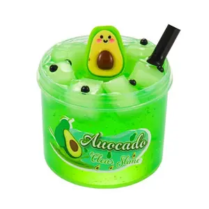 70ML Avocado Crystal Mud Slime, Soft and Stretchable Squeeze Toy for Kids, Ideal for Birthdays, Parties, Holidays, Fun Gift Idea