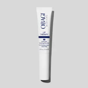 Obagi Lip Therapy AHA+PHA Smoothing Micro-Peel Lip Therapy Hyaluronic Acid & Argan Oil for Hydration & Rejuvenation 0.5 fl oz