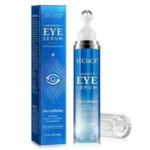 Yecuce Roll-On Eye Serum, Brighten Dark Circles, Reduce Puffiness, Tighten Eyelids, Hydrating, Firming, Youthful Eyes
