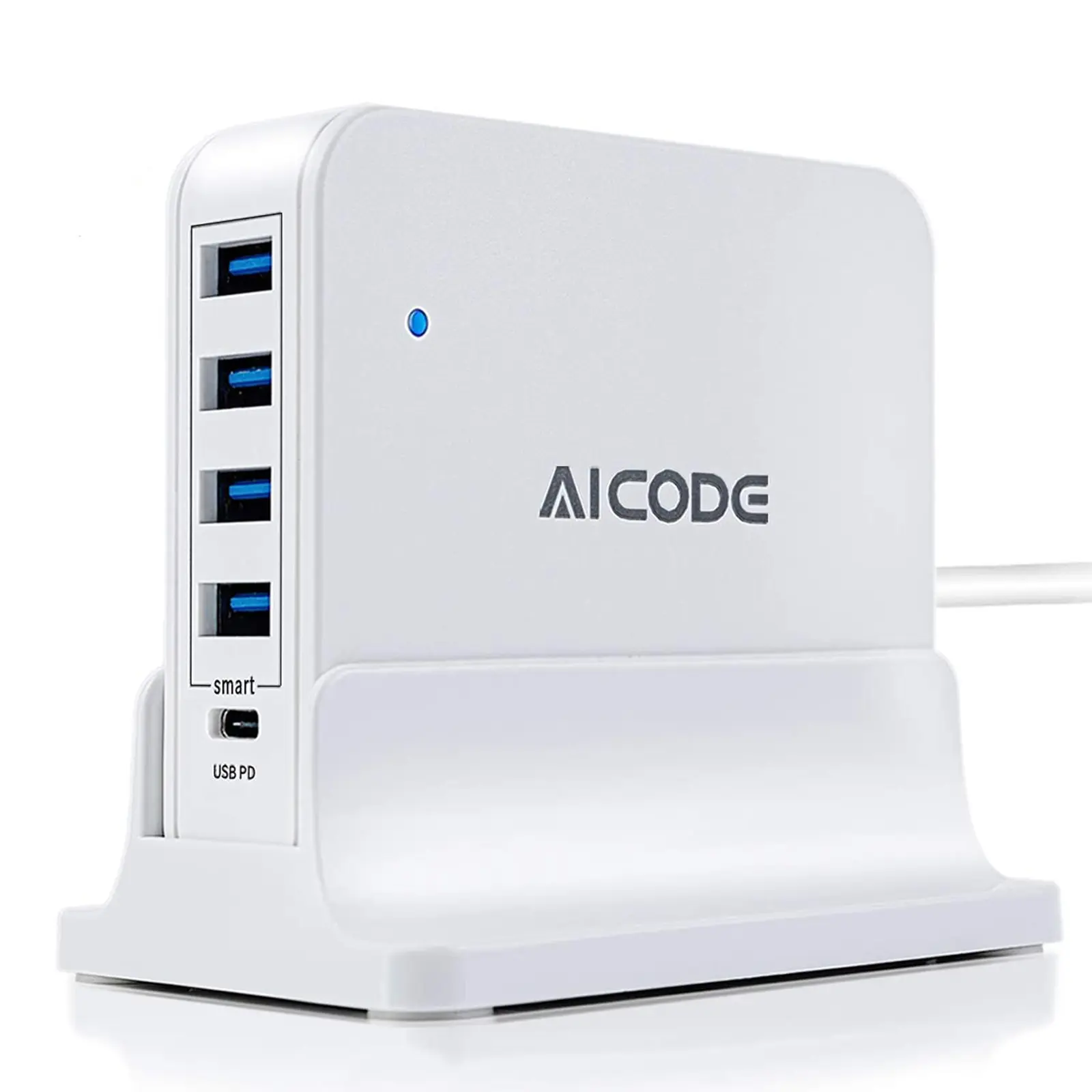 AICODE 2-Pack Dual Port 12W USB A Charger Block with Foldable Plug, Charging Box Brick, Cube for iPhone 16 15 14 13 12 Pro Max