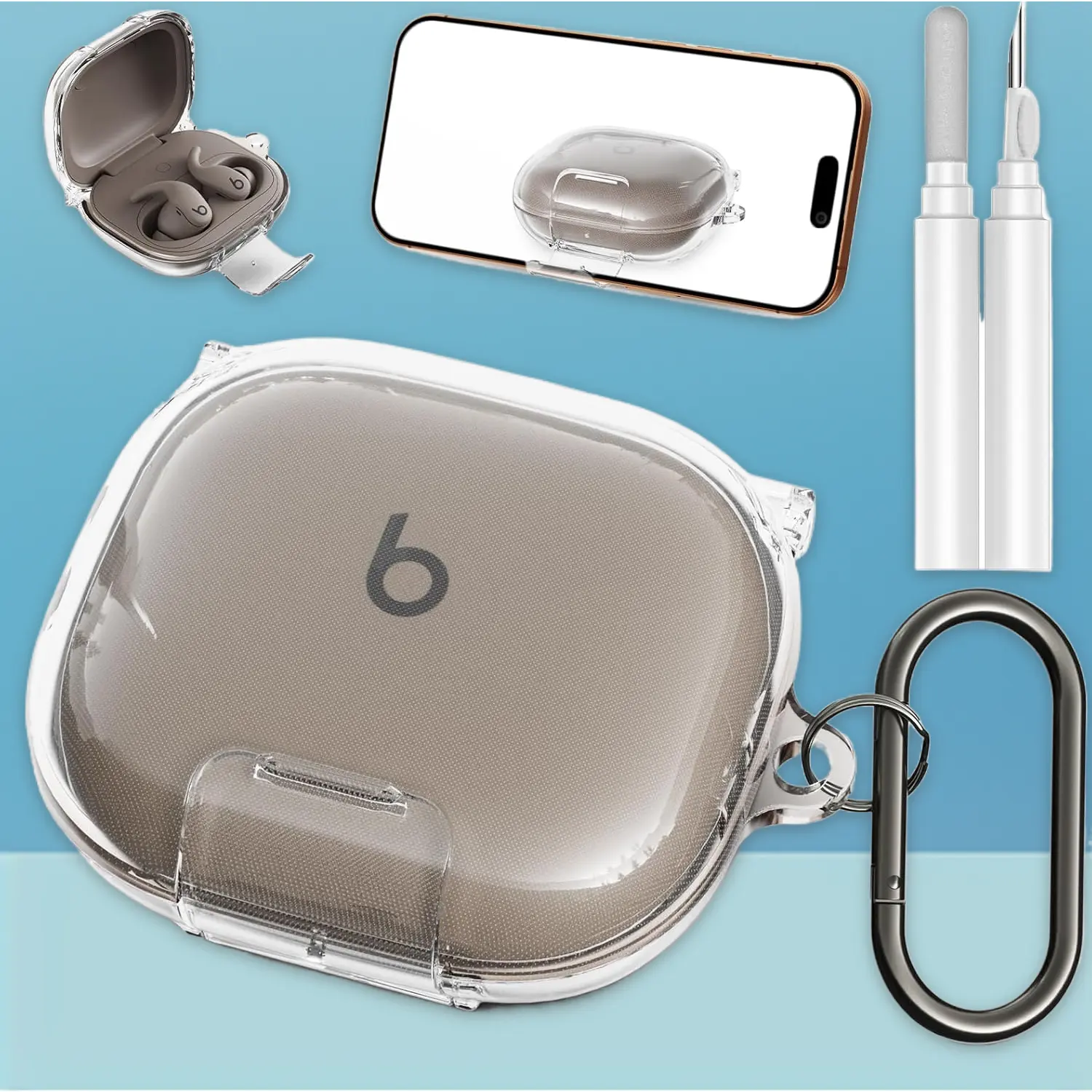 POWERBEATS PRO カーキ充電ケース付き　AirPods iPhone powerbeats pro 2 case cover - TikTok Shop