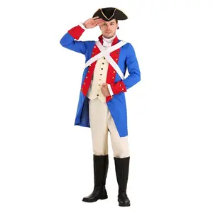 Men's American Revolution Soldier Costume