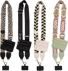 Clip and Go Strap for Phone With Wallet Crossbody, Phone Strap With Wallet, Phone Strap Crossbody With Zipper Pouch Wallet, Adjustable Mobile Phone Strap, Valentine's Day Gifts,New Year Gifts