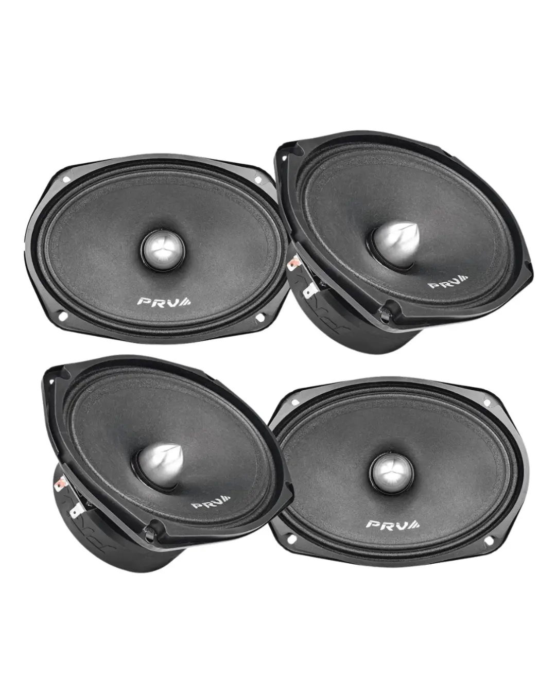 4x Loud 6x9" Car Speakers PRV 2000W 4 Ohm Midrange PRO Audio 69MR500-4 BULLET