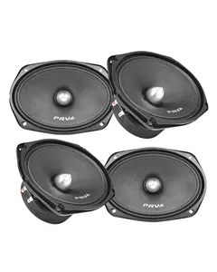 4x Loud 6x9" Car Speakers PRV 2000W 4 Ohm Midrange PRO Audio 69MR500-4 BULLET
