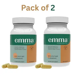 Emma Relief Supplement Konsciens Keto for Gut Bloating 60 Capsules Dietary Healthcare Edible Fitness Vitamin