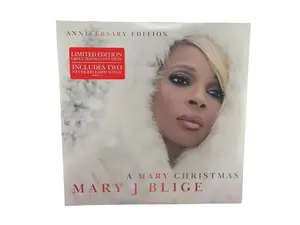 Mary J. Blige - A Mary Christmas (2xLP, 2023) New Sealed Translucent Green