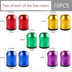 10pcs 1/4 Inch Universal Strong Magnetic Screw Holder Rings, Anti-Slip Drill Bit Magnets for Electric Tools, K7 Set for Mechanics & Woodworking