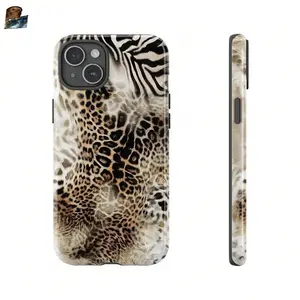 Compatible with iPhone 17 ProMax Animal print cheetah zebra tiger phone case retro design, compatible with iPhone 17/16/15/14/13/12/11/X/XS/XSMAX/XR/7P/8P, leopard pattern, sweet and cool style, a great gift for friends, family and yourself.