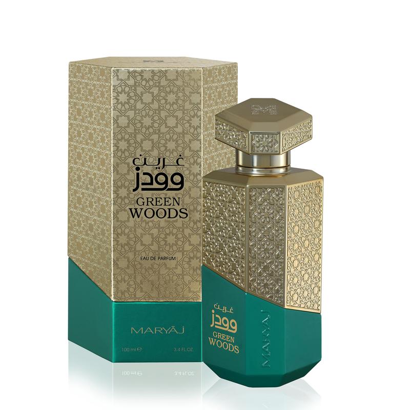 Maryaj Green Wood - Long Lasting Perfume for Men and Women - Cologne for Men and Women - Spicy, Floral, Amber Fragrances - Eau de Parfum - 3.4 oz