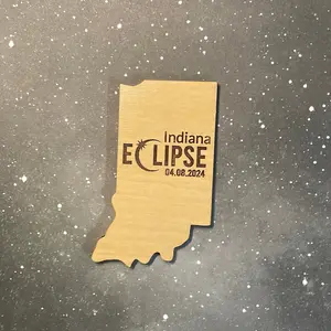 Solar eclipse 2024 magnet - Indiana