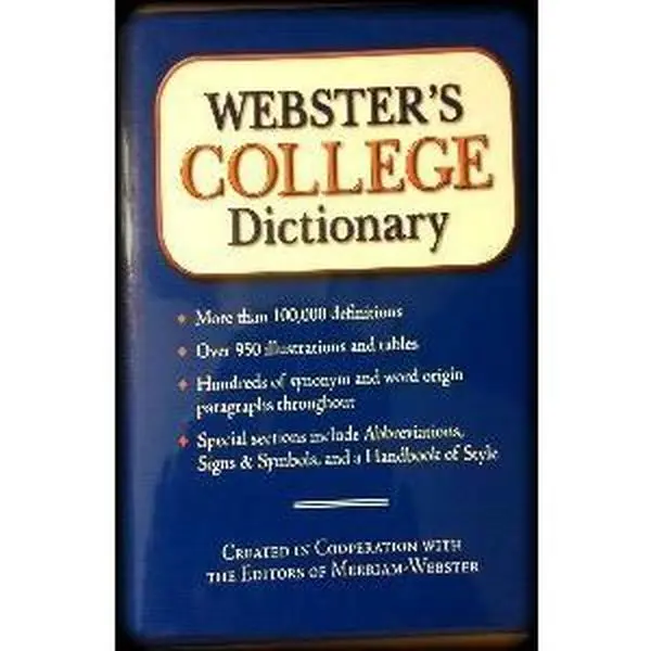 Used Webster's College Dictionary - Barnes & Noble Hardcover Reading Materials (English Language)