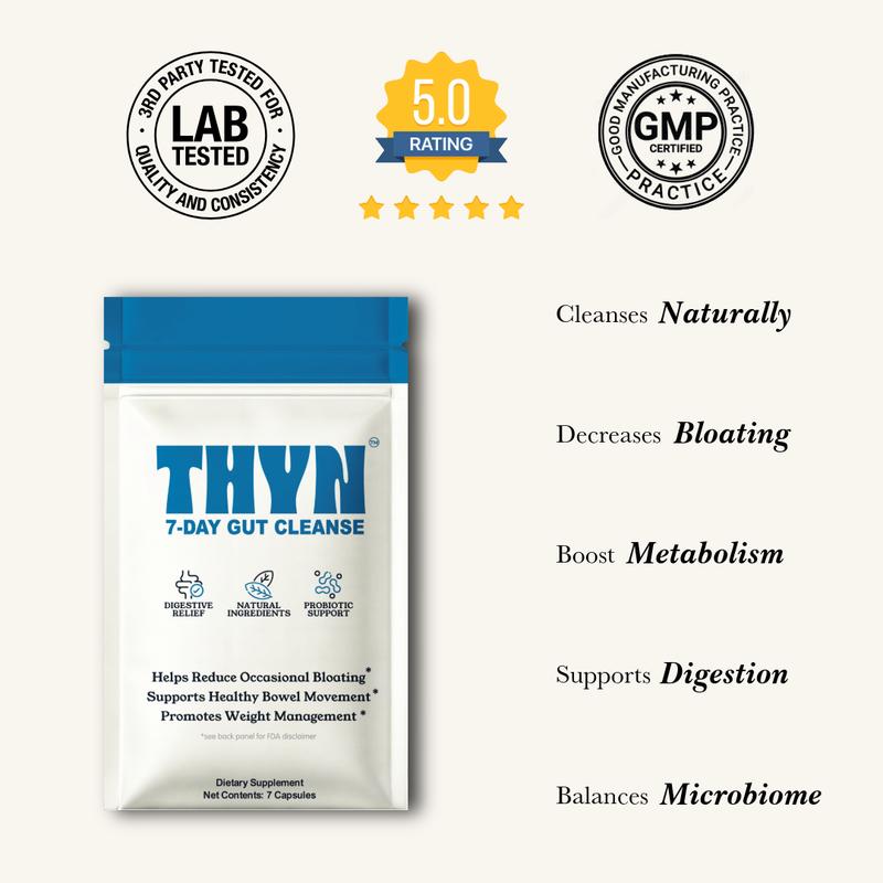 7-Day Cleanse | Natural Detox & Gut Reset | Advanced Formula with Senna, Cascara Sagrada, Aloe Vera, & Probiotic Support | Non-GMO | Digestive Health and Comprehensive Gut Reset