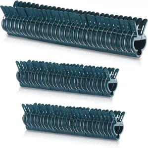 Plant Support Clips, 80 PCS Gentle Flower Plant Clamps for Supporting Vine Climbing Plants, Gardening Lever Loop Gripper Clips Help Stems Vines Grow Straight Upright, 2 Sizes in one Pack