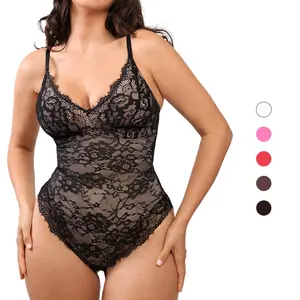 Shapellx AirSlim Lace Smooth Full Body Shapewear for Women Thong Design Tummy Tucking Bust Lifting Comfort Sculpting Snatched Waistline Sexy