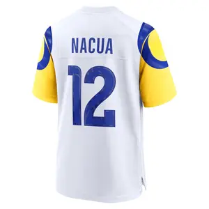 Unisex Puka Nacua LA Rams White Game Player Jersey - White