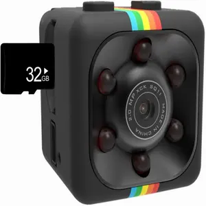 32GB Spy Camera Hidden Camera, Portable Tiny Rechargeable Battery Powered HD 1080P Mini Night Vision Motion Activated Micro Digital Body Nanny Cam for Home Office Car Drone