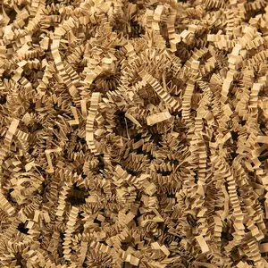 2 LB Crinkle Cut Paper Shred Filler Brown Crinkle Shredded Paper for  Box -  Basket Bag Filler -  Grass Cushion Stuffing for Christmas Holiday Packaging Wrapping