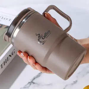 550ml/19.3ozLargeStainlessSteelCoffeeMugwithLidandSpoon,ReusableTravelCup,Insulation-Free,IdealforOffice,Students,Sports,OutdoorActivities,GiftsHalloween&Christmas