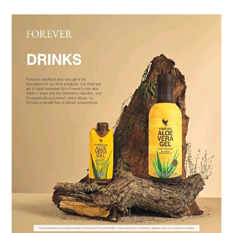 Forever Living Aloe Vera Gel Pure Inner Leaf Juice 99.7% Aloe Content Preservative Free 33.8 fl oz Beverage for Healthy Digestion & Immune Support