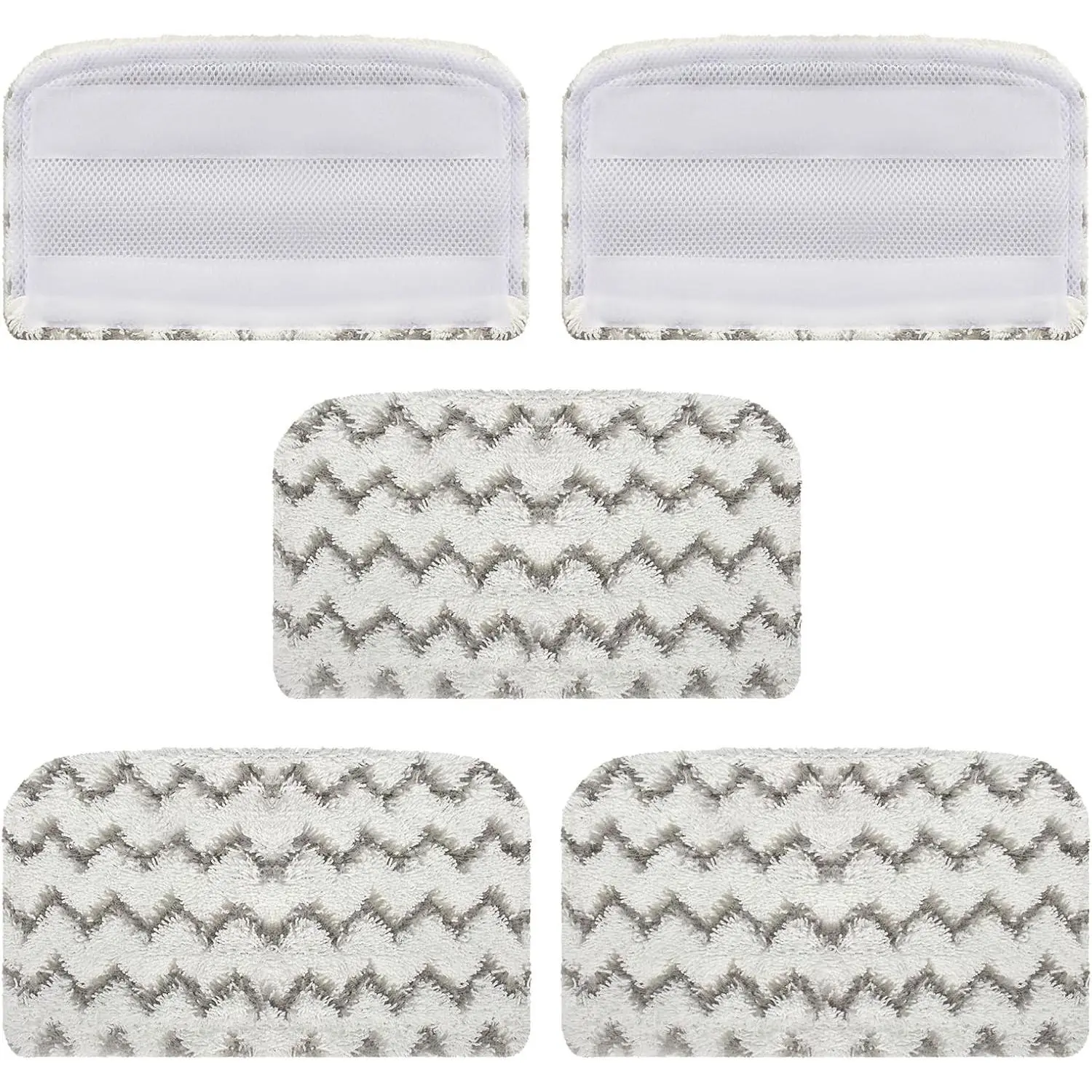 5 Pack for  Steam Mop Pads Replacement  Steam Mop S1000 S1000A S1000C S1000WM S1001C S2001 Floor Steamer Pads Washable,  Microfiber Cleaner Pads