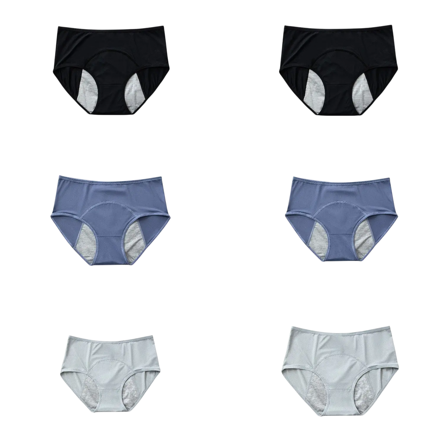 6 Pack Leakproof Protective Panties For Period&Incontinence Woman