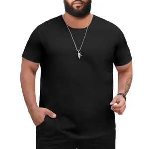 Men's 3 Pack Cotton Hipster Hip Hop Longline Crewneck Tee Big and Tall T-Shirts for Men