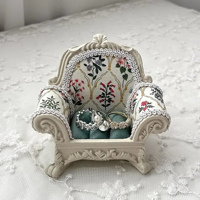 1-Piece High-End Decorative Jewelry Organizer Display Rack - Ornaments Earring Stack & Ring Holder, Jewelry Organization Desk Accent, Home Supplies Holiday Gift