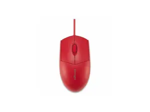 Kensington Pro Fit Wired Washable Mouse - Red - Optical - Cable - Red - USB Type A - 1600 dpi - Scroll Wheel - 3 Button(s) - Symmetrical