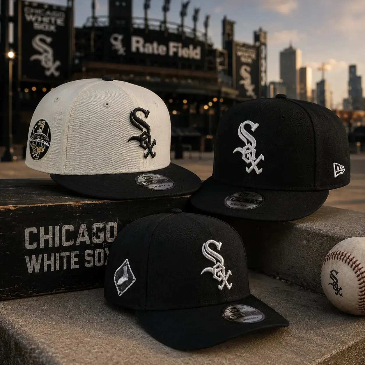Chicago Bulls Embroidered Snapback Hat