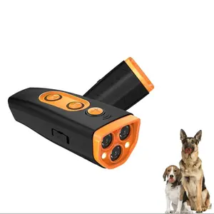 Portable Rechargeable Ultrasonic Anti Barking Device, Handheld Dog Bark Deterrent Device, Pet Training Tool, Dog & Cat Accessories