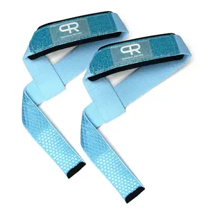 Lightweight Lifting Straps - Glitter Blue
