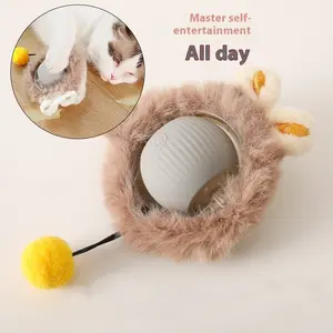 Self Play Cat Rolling Ball Toy Fun Anxiety Relief Interactive Pet Toy