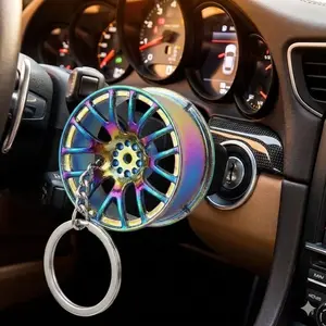 Manual Transmission Shift Knob Keychain for Car Lovers, Heavy Duty Metal Gear Keyring, Automotive Themed Creative Gift with Industrial Style Design, Perfect Car Accessory Decoration, Stylish Keychain.